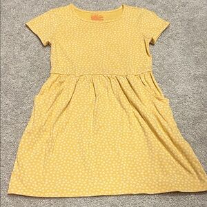 Cat & Jack Yellow Floral Casual Dress